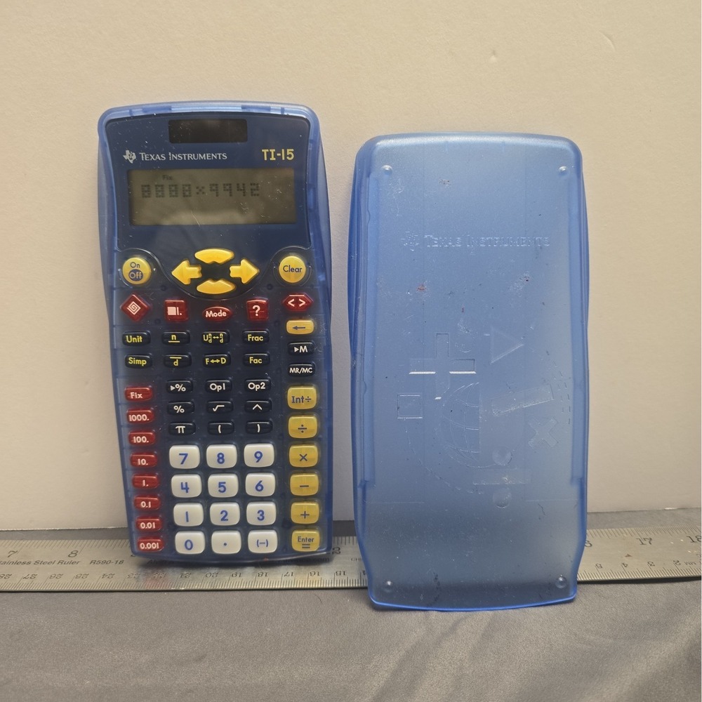 TI-15 Explorer Texas Instruments Graphic Calculator